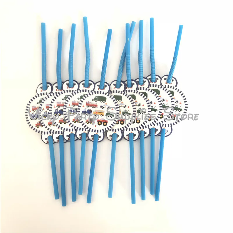 30 шт./лот креативные синие Мультяшные машинки одноразовые вечерние столовые