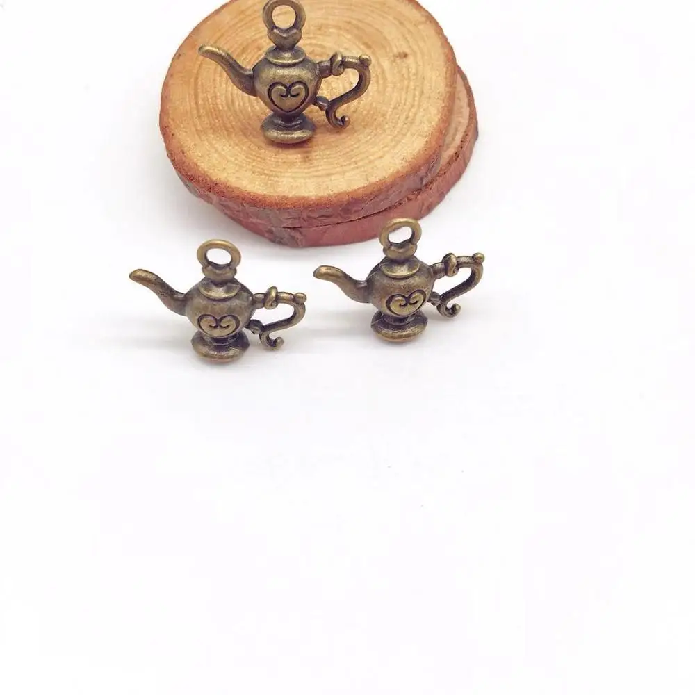 

Винтажные Подвески в виде чайника, 8 шт., подходят для ожерелья, сережек ручной работы, браслет, ювелирные изделия с бриллиантами изготовление