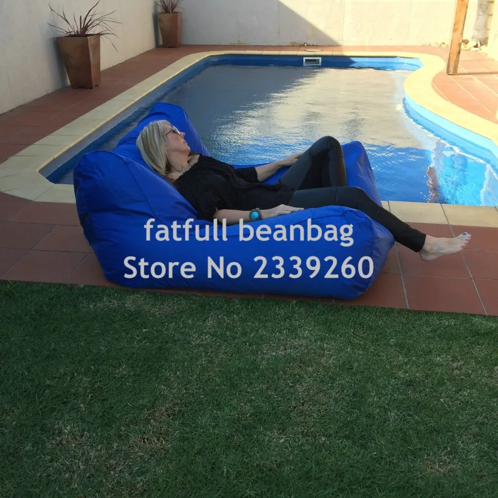 Только Чехол без наполнителя шезлонг Кресло-мешок для гостиной очень широкое