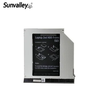 Sunvalley 2nd HDD корпус чехол для SSD, HDD 9,5 мм SATA на SATA для Dell E6420 E6320 E6520 E6430 E6430s E-series HDE6420-SS