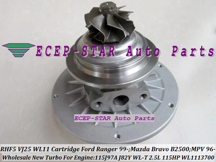 Турбокомпрессор RHF5 VJ25 WL11 WL111370 VB430012 для FORD Ranger MAZDA Bravo B2500 MPV J97A J82Y 2 л 1 шт. турбо