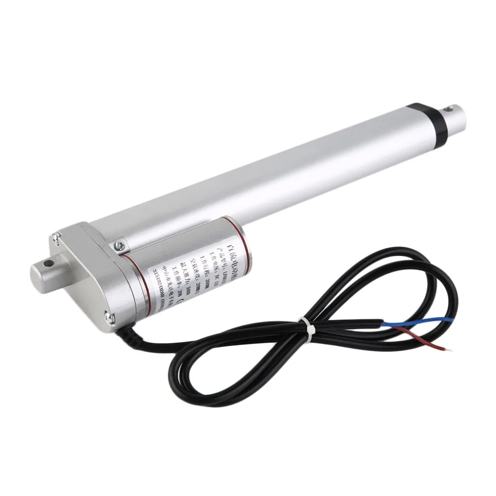 Многофункциональный линейный привод двигателя DC12V 200 мм ход тяжелых 500N нагрузки