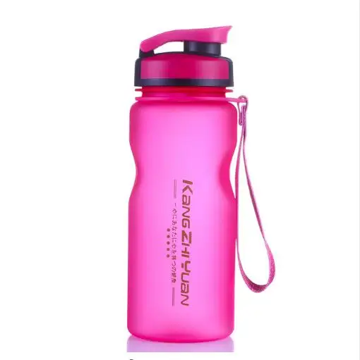 Pink 600 мл пластиковая Спортивная бутылка для воды, Космический Чайник, велосипедная посуда для напитков, фруктовый заварочный шейкер, экологичный - Цвет: Pink