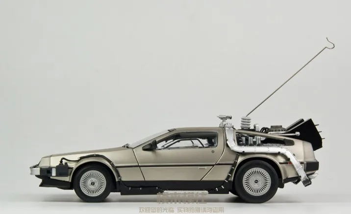 1:18 Назад в будущее 1 delorean DMC 12 scifi модель автомобиля Бесплатная доставка|delorean dmc-12|car