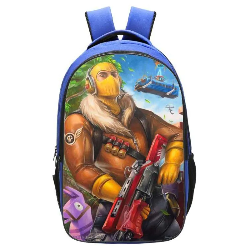 Рюкзак Raptor Backpacks Supply Llama Game Battle Royale School Bag Newest DJ Marshmello Backpack For Kids Girl Boy Commando Bags on.