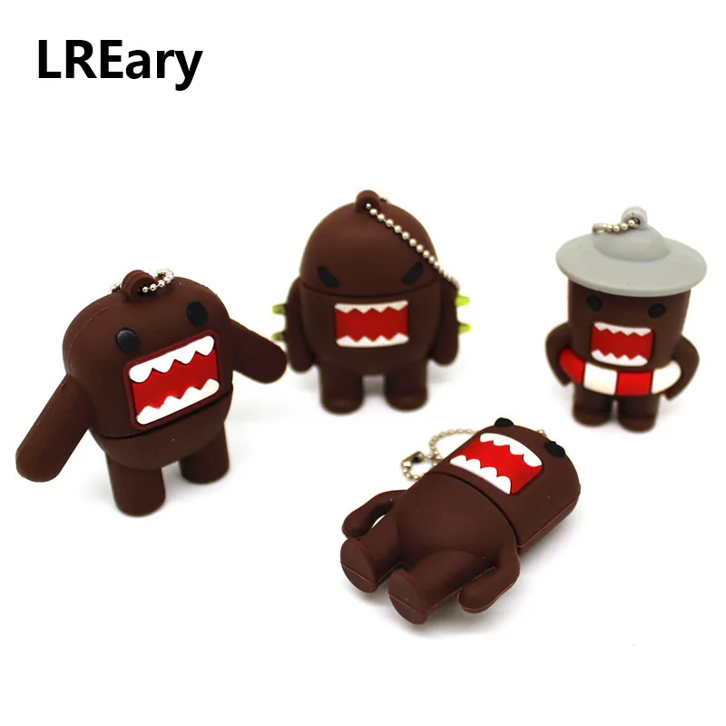Мультяшный флеш-накопитель Domo Kun Girl симпатичный японский большой кукольный