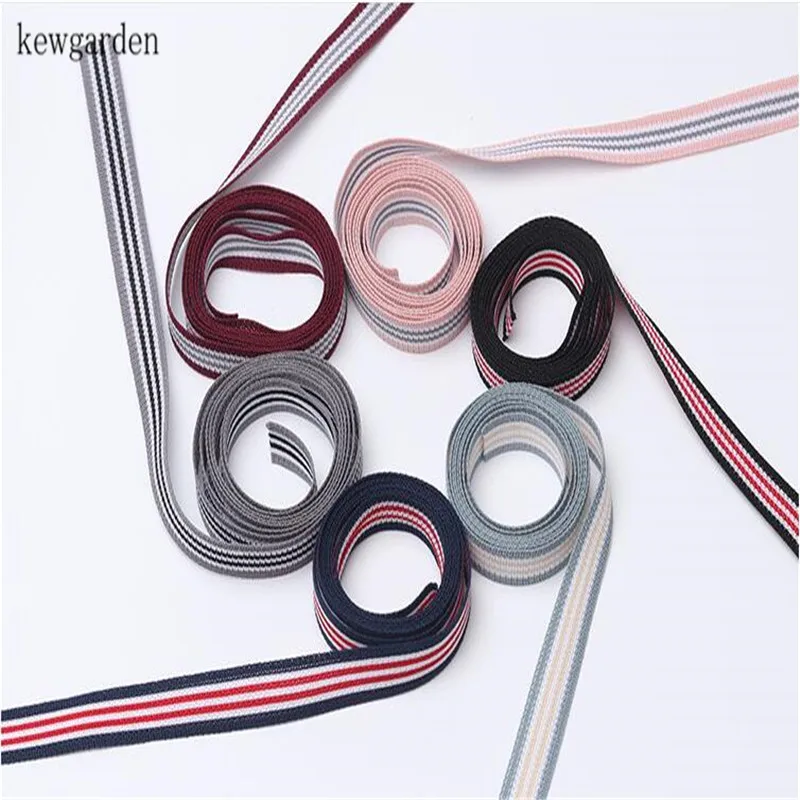 Kewgarden 5/8 &quot1&quot 1-1/2 &quotполоса вязания атласные ленты DIY бант лента вручную