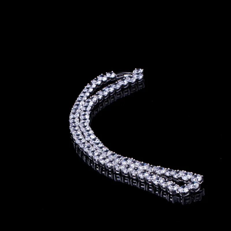 Ожерелье и серьги с фианитами Большой Карат | Украшения аксессуары