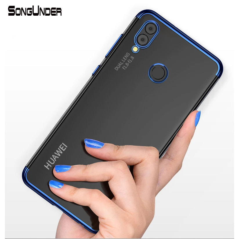 Прозрачный мягкий силиконовый чехол накладка для Huawei P20 Lite Pro Nova 3E|Бамперы| |