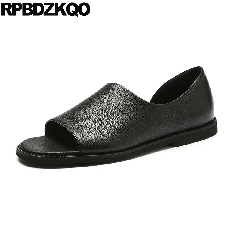 2018 Японский черный Известный бренд повседневная сандалии воздухопроницаемый