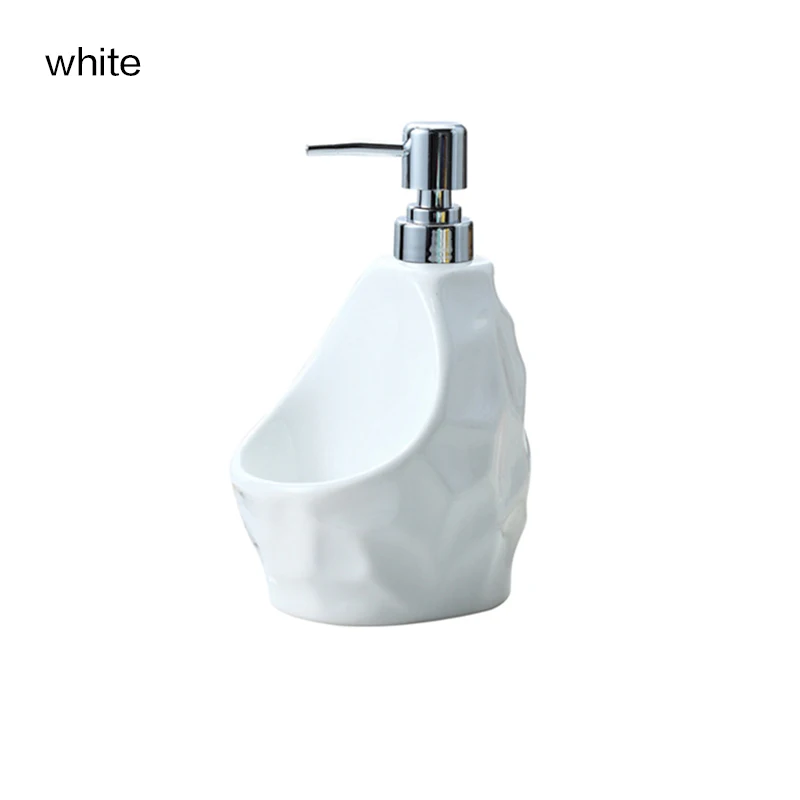 White 650lml диспенсер для жидкого мыла для кухни керамика+ ABS ванная комната украшение для дома Жидкое Мыло Лосьон Диспенсер аксессуары для ванной комнаты - Цвет: White