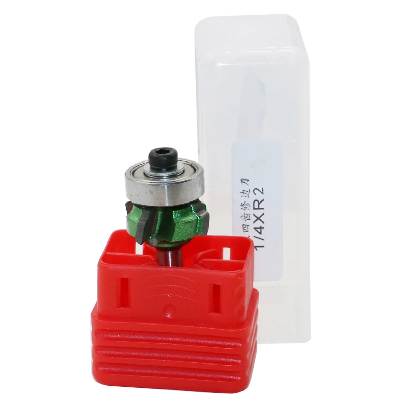 

1pc R2 woodworking milling cutter 4 teeth trimming knife edge trimmer wood router bit