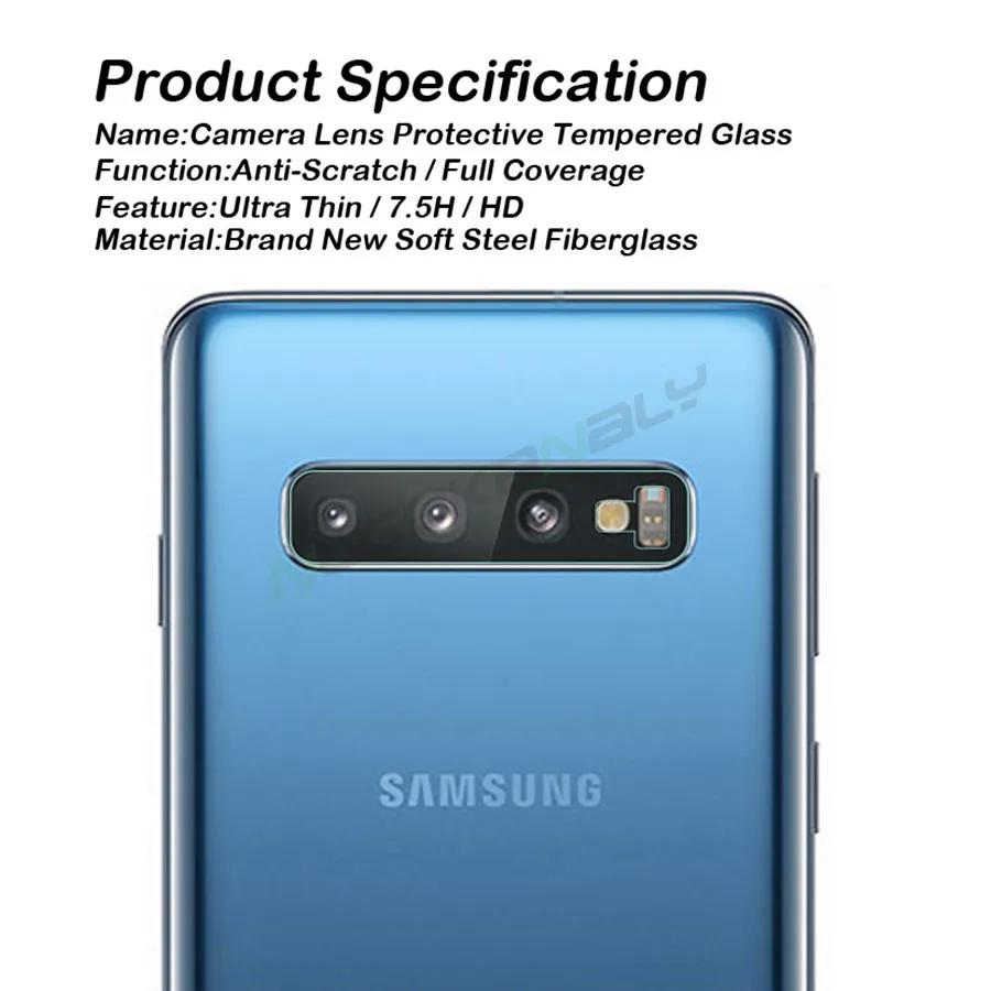 Для samsung Galaxy S10 S10e S9 Plus Note 10 8 9 задняя камера объектив полное покрытие закаленное стекло Защита экрана для A30 A40 A50 A70