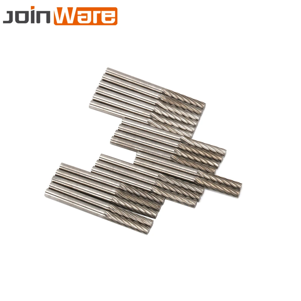 20Pcs 3MM Head Tungsten Steel Carbide Round Ball Shape Cutter Rotary Burr Set Single Line 1/8&quot Shank Tool High Quality | Инструменты