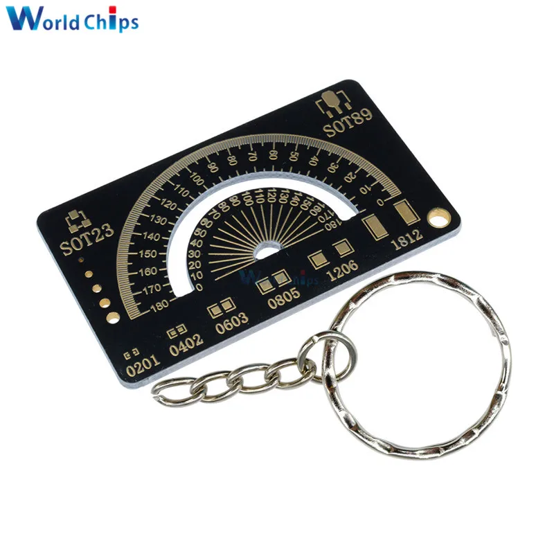 Многофункциональная линейка PCB 15 см 20 25 измерительный инструмент резистор