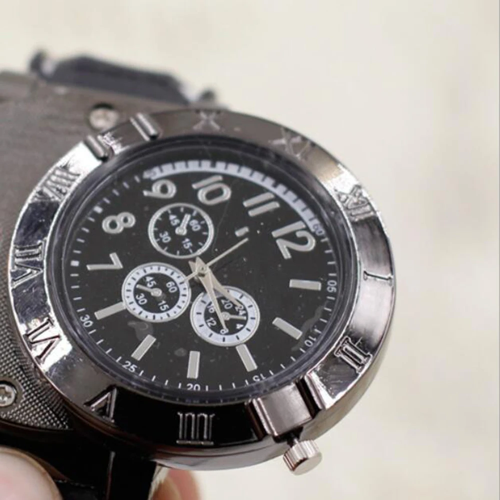 Креативный дизайн часов USB зарядка прикуриватель автоматическая электронная