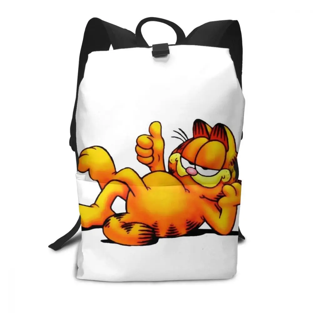 Рюкзак с гарфилдом классические Юмористические рюкзаки Garfield модная сумка узором