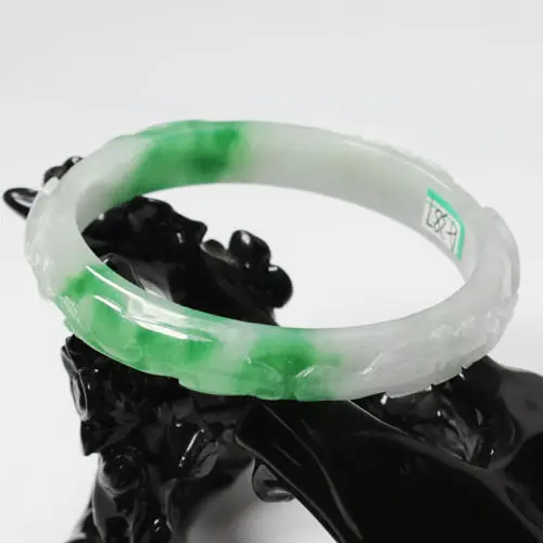 Горячая продажа 58 мм красивый китайский ручной резной изумрудно-зеленый