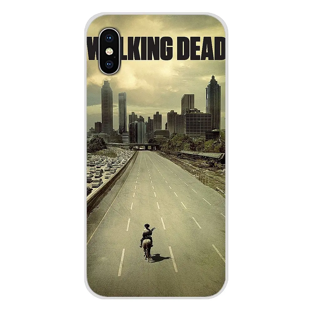 Чехол для телефона Walking Dead Zombie чехлы Apple iPhone X XR XS MAX 4 5 6 6S 7 8 Plus ipod touch
