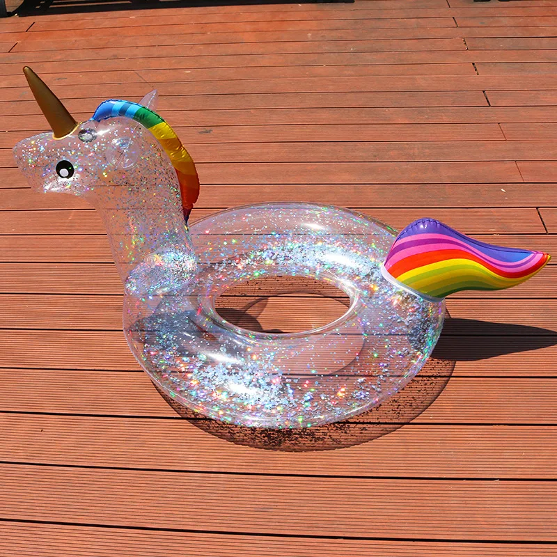 Yuyu Unicorn Swimming Pool Float Inflatable Swim Ring Circle Adult Pool Toys