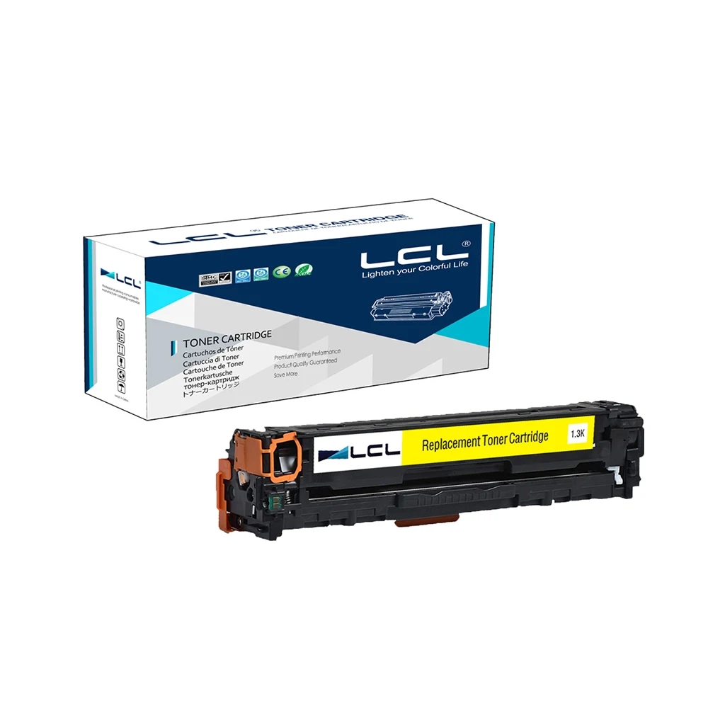 LCL 128A CE320A CE321A CE322A CE323A (4 Pack) Тонер картридж совместимый для HP Color LaserJet CP1525/CM1415|toner