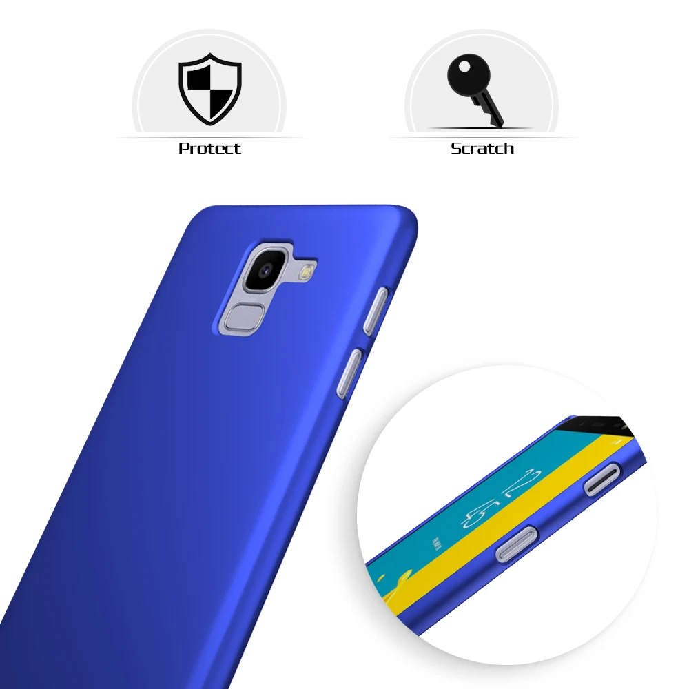 Sleo для samsung Galaxy J6 2018 чехол ультра тонкий чехол-накладка телефона из жесткого