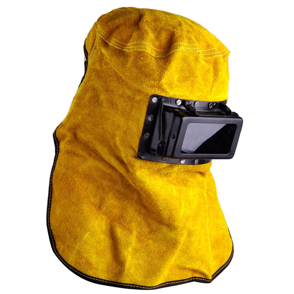 Солнечный авто затемняющий фильтр для объектива сварщик кожаный капюшон