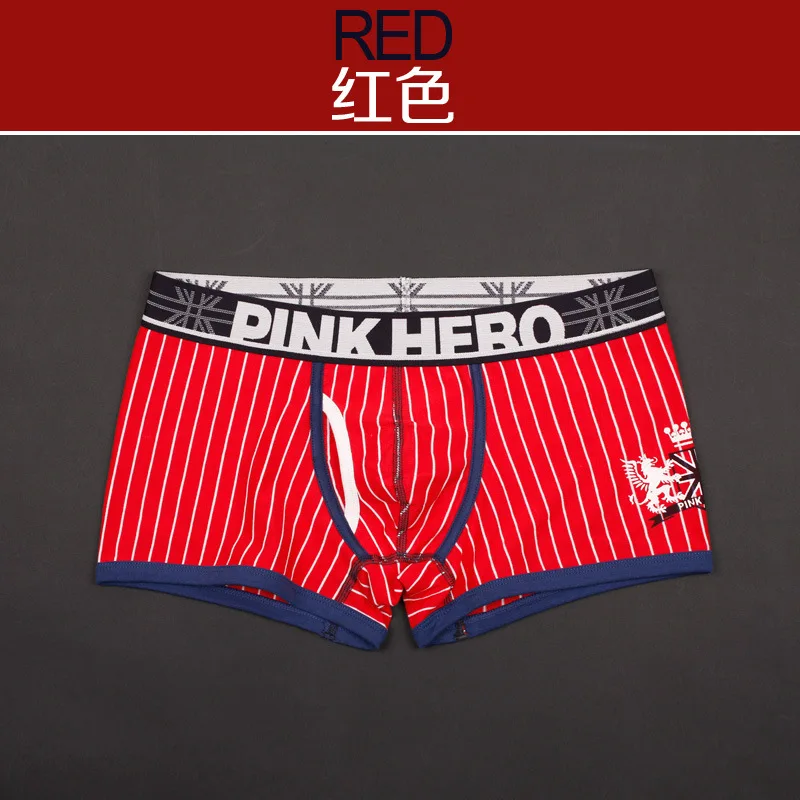 Pink Heroes Для мужчин нижнее белье, трусы-боксеры homme четыре угла нижнее белье Для мужчин хлопок Для мужчин s боди трусы-боксеры cuecas мужские Шорты трусики; богемный комплект, roupa masculina
