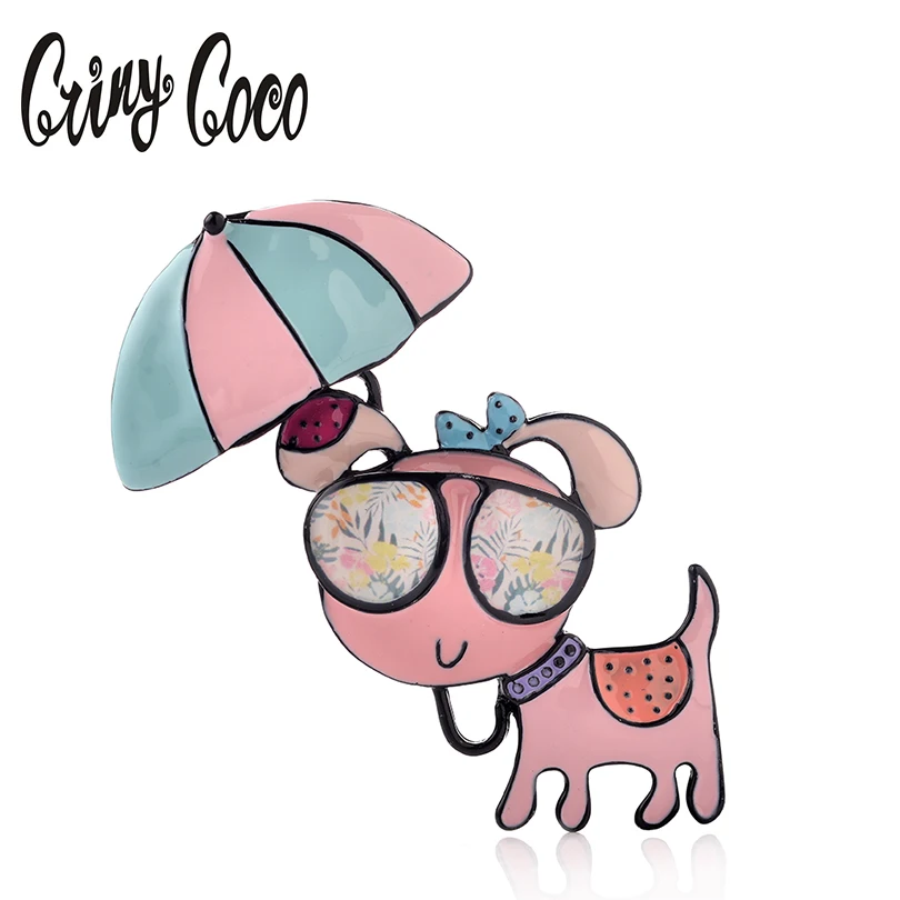 Женская винтажная брошка для собак модная праздничная синяя красная фиолетовая |