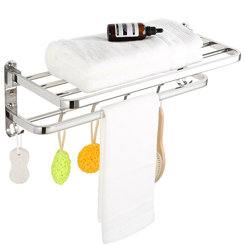 Держатель для полотенец из нержавеющей стали 304 настенный складной Европейский