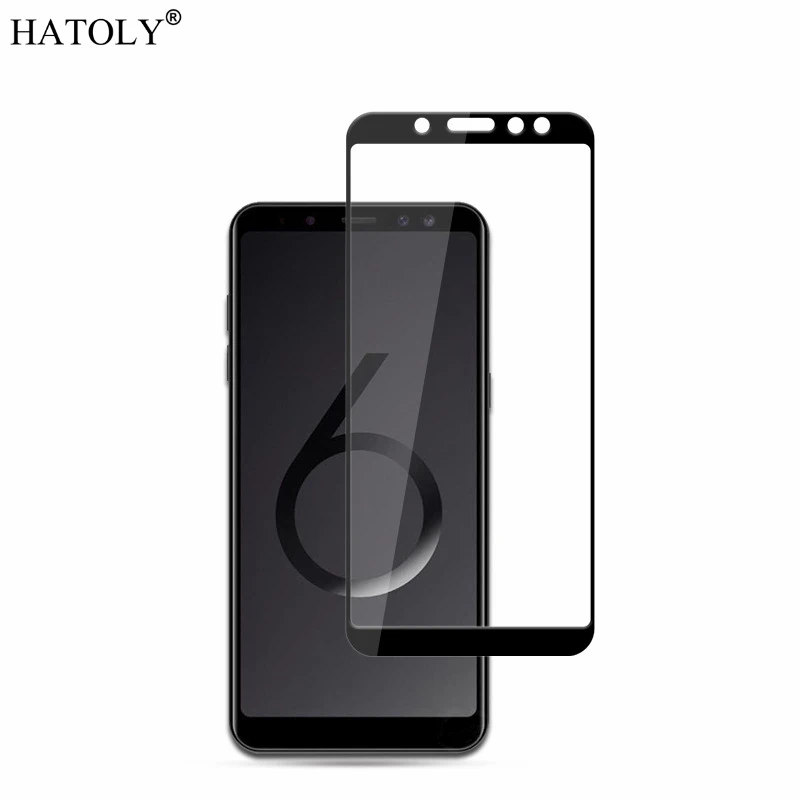 1 шт. закаленное стекло для Samsung Galaxy A6 Plus 2018 защита экрана A605 полное покрытие 3D