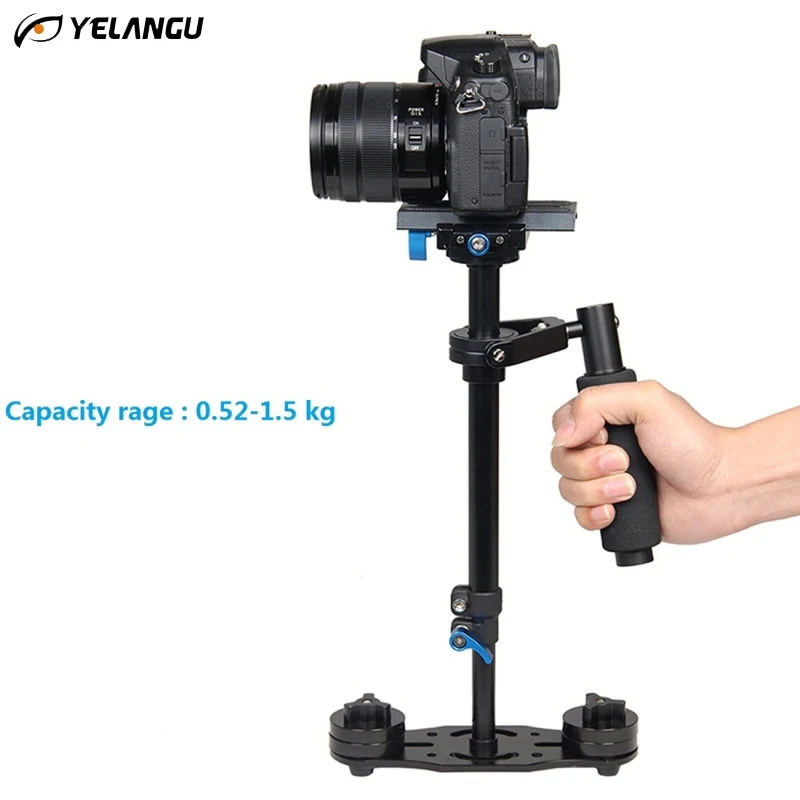 

Ручной Стабилизатор камеры YELANGU S40L, 0,4 м, для DSLR-камеры, видеокамеры