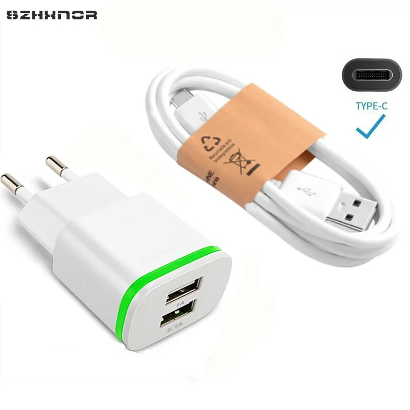 Быстрое зарядное устройство USB C 5 в 2 а с европейской вилкой для xiaomi pocophone f1 mi A1 A2 Lite