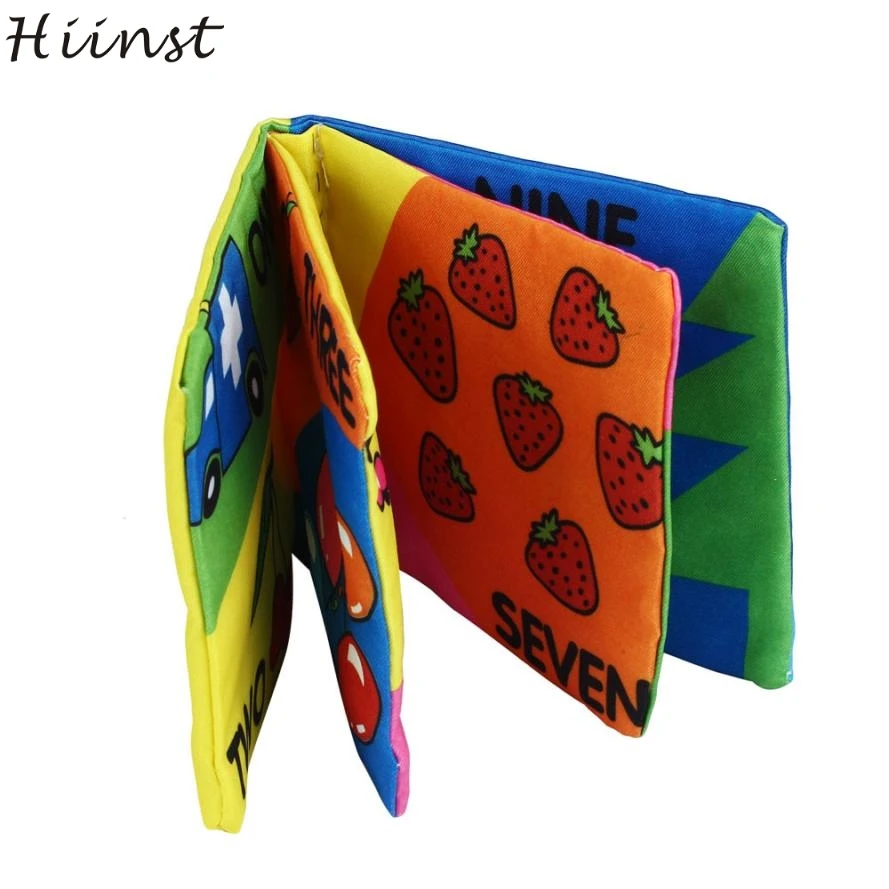 Современная книга HIINST из ткани мягкая и тихая для малышей детская игрушка