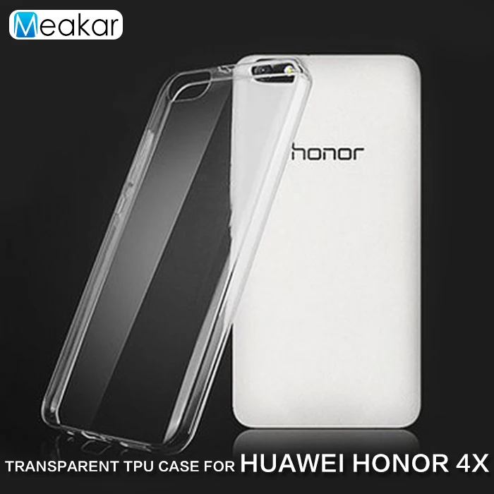 Transparent Soft TPU Silicon 5.5for Huawei Honor 4X Case For Honor4X Cell Phone back Cover |