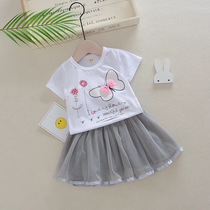 Новинка 2019 года комплект одежды для маленьких девочек горячая Распродажа с