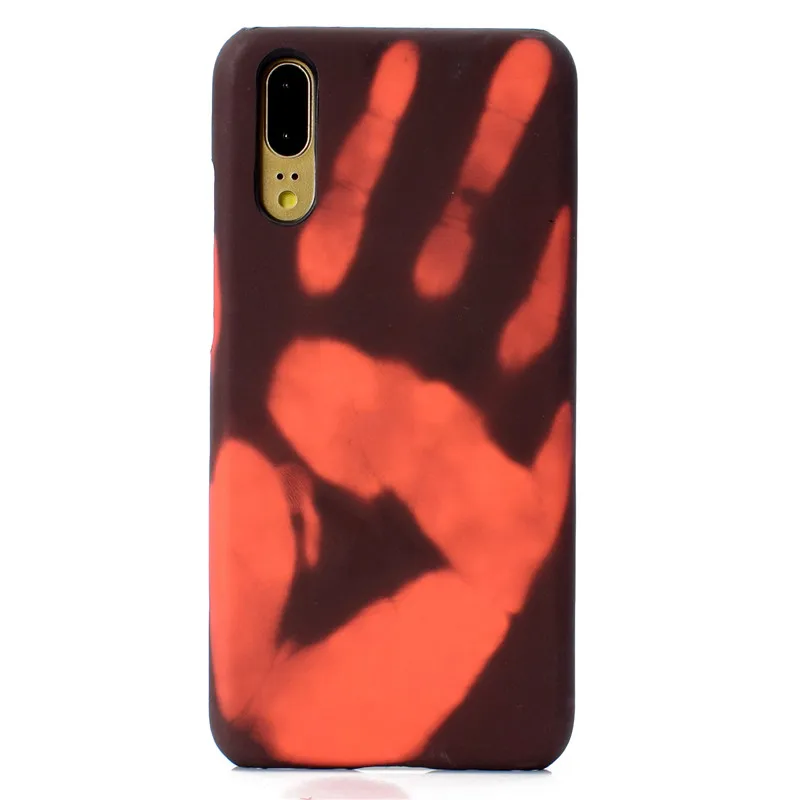 fashion Multi-color Hot Discoloration Phone Case For Huawei P20 P20Pro Lite Sexy PU Matte Thermal Sensor Cases |