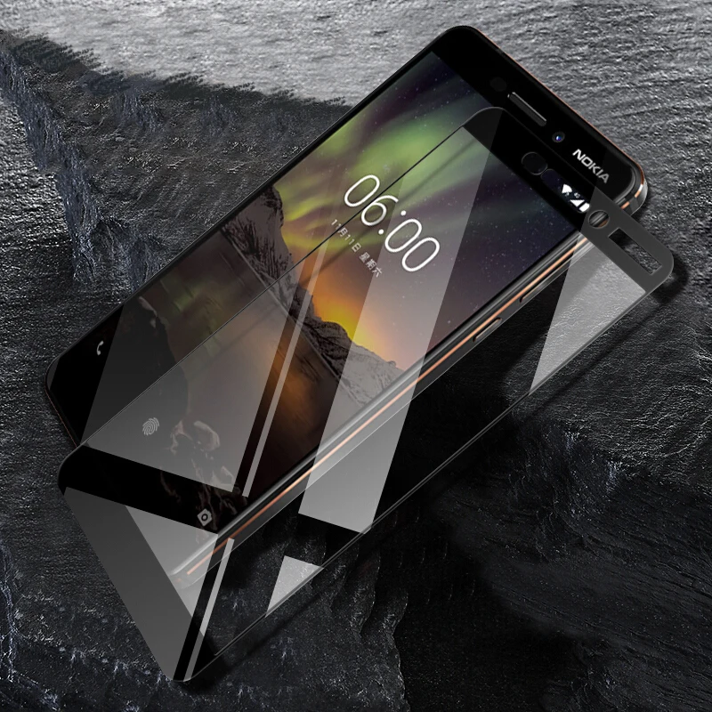 Защитное стекло TOMKAS для Nokia 3 5 8 закаленное защитное 9H 6 7 стекло|Защитные стёкла и