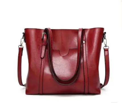 Кожаные сумки, женские сумки известных брендов Bolsa Feminina, большая повседневная женская сумка, женская сумка через плечо, женская большая а54 - Цвет: Бургундия