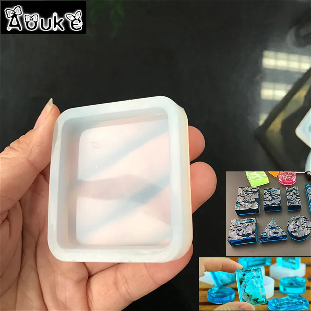 Квадратные формы DIY Инструменты для украшения значка полупрозрачные аксессуары