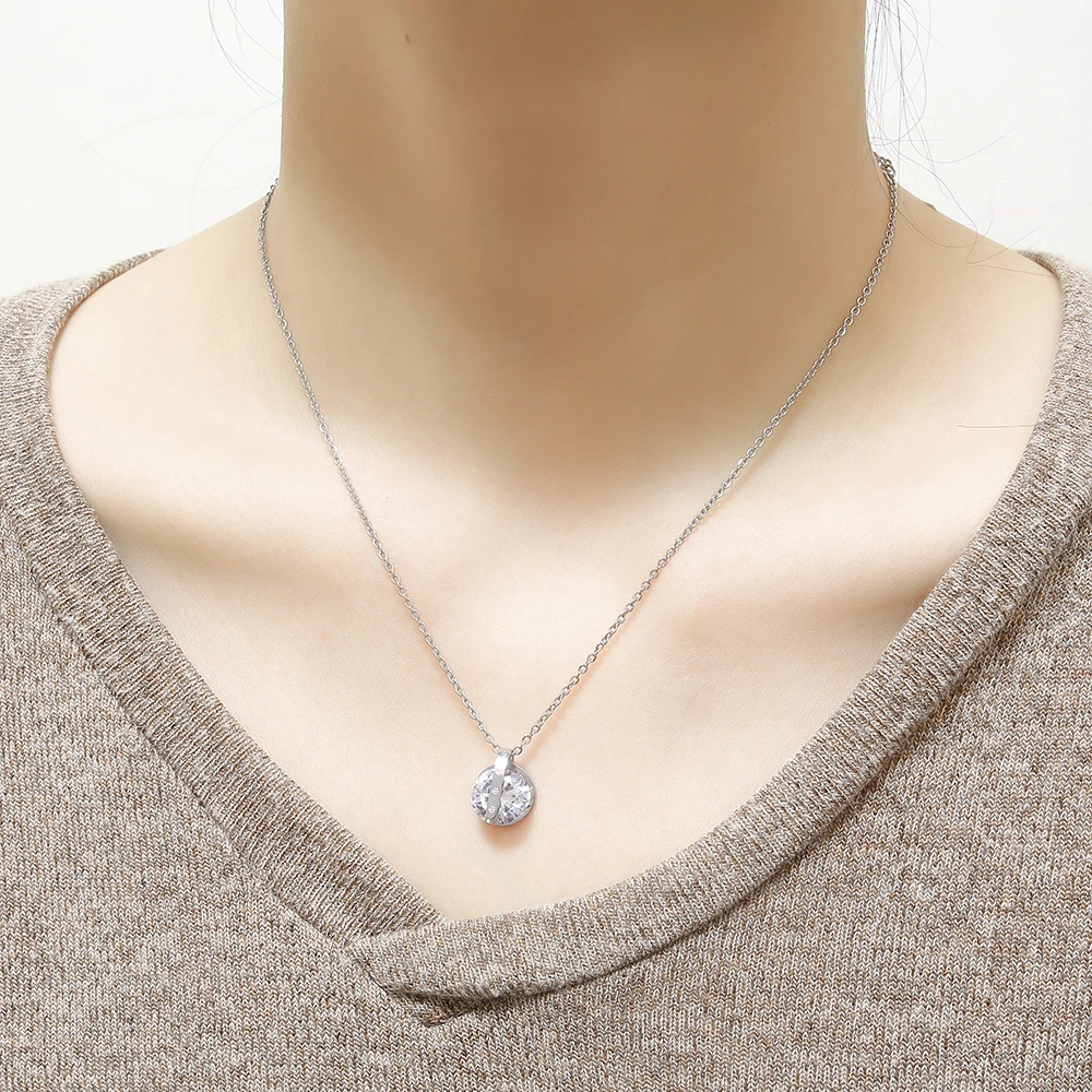 OUFEI нержавеющая сталь Jewelry женщина Vogue розовое золото очарование новинки изящное подвесное ожерелье ювелирные изделия интимные аксессуары богемный