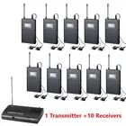 Беспроводная система монитора Takstar WPM-200WPM200, Беспроводная стереогарнитура, система сценического монитора, 1 передатчик + 10 приемников