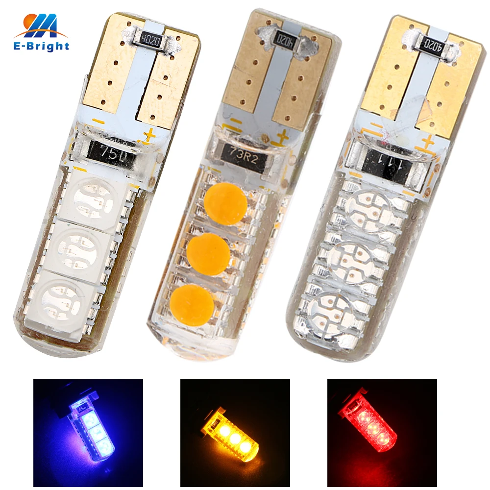 YM E Bright 2 шт. T10 печатная плата 194 168 5050 6 SMD W5W Кремниевая лампа для чтения 12 В