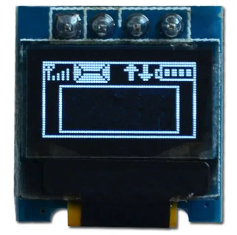 maithoga 0.49 inch 4PIN White OLED Display Screen with Adapter Board SSD1306 Drive IC 64*32 IIC Interface | Электронные