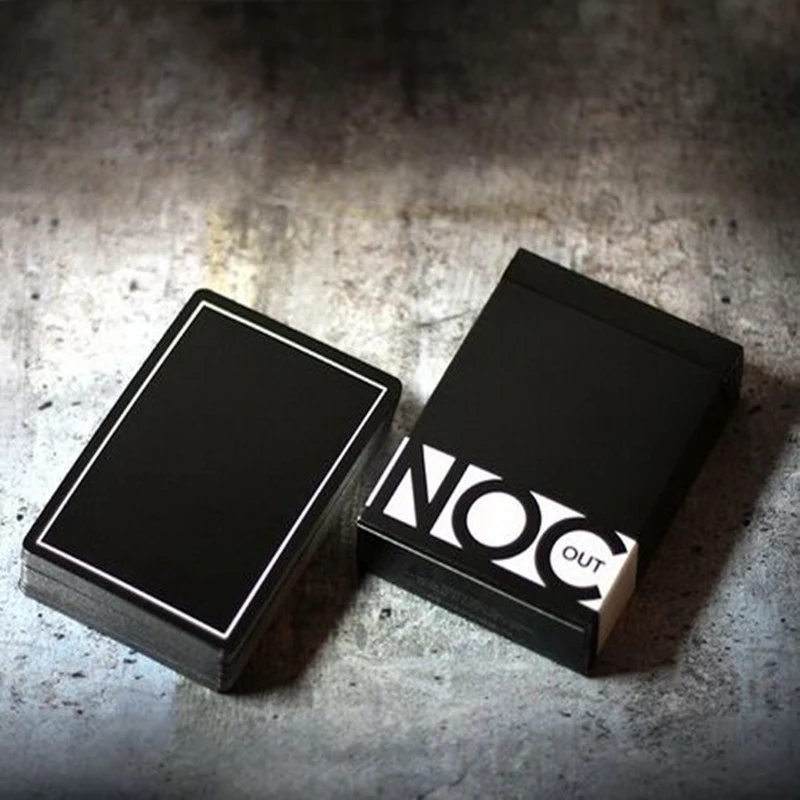1 шт. NOC Out Черные или белые игральные карты для покера Размер колода USPCC HOPC Custom limited