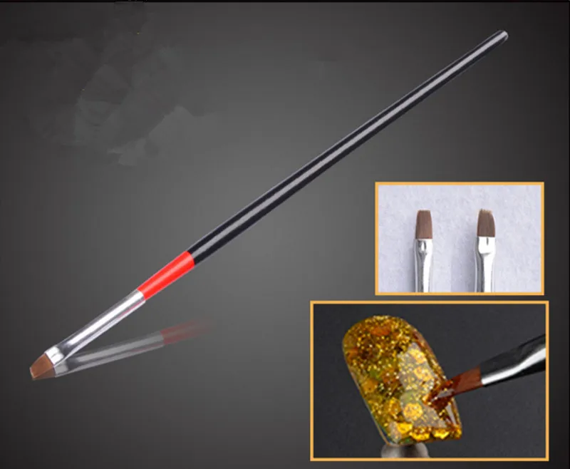 Кисточка с кристаллами для дизайна ногтей УФ-гель 3 шт. набор кистей маникюра