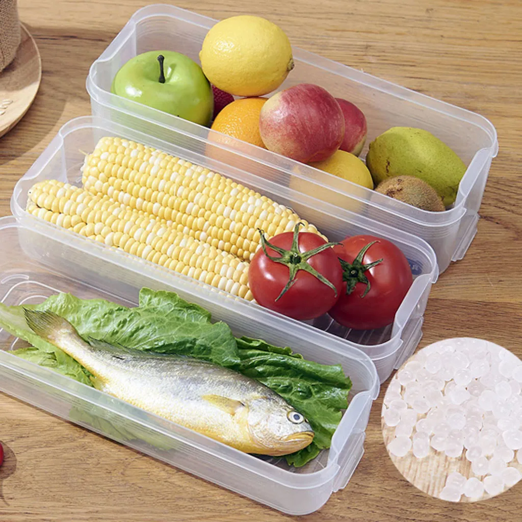 Многоуровневый пластиковый контейнер для пищевых продуктов холодильника