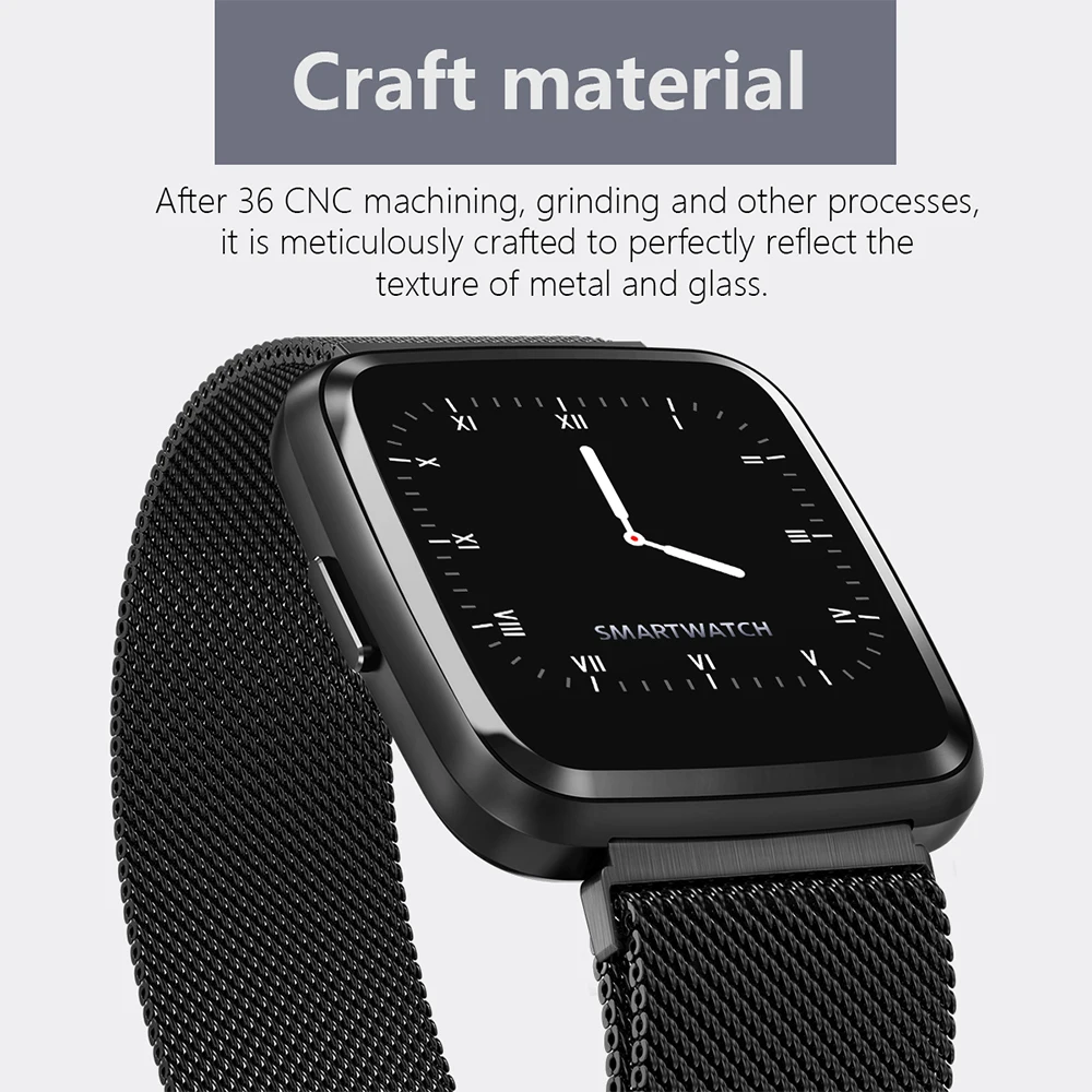 Timethinker Y7 водонепроницаемые Смарт часы браслет Reloj кровяное давление монитор