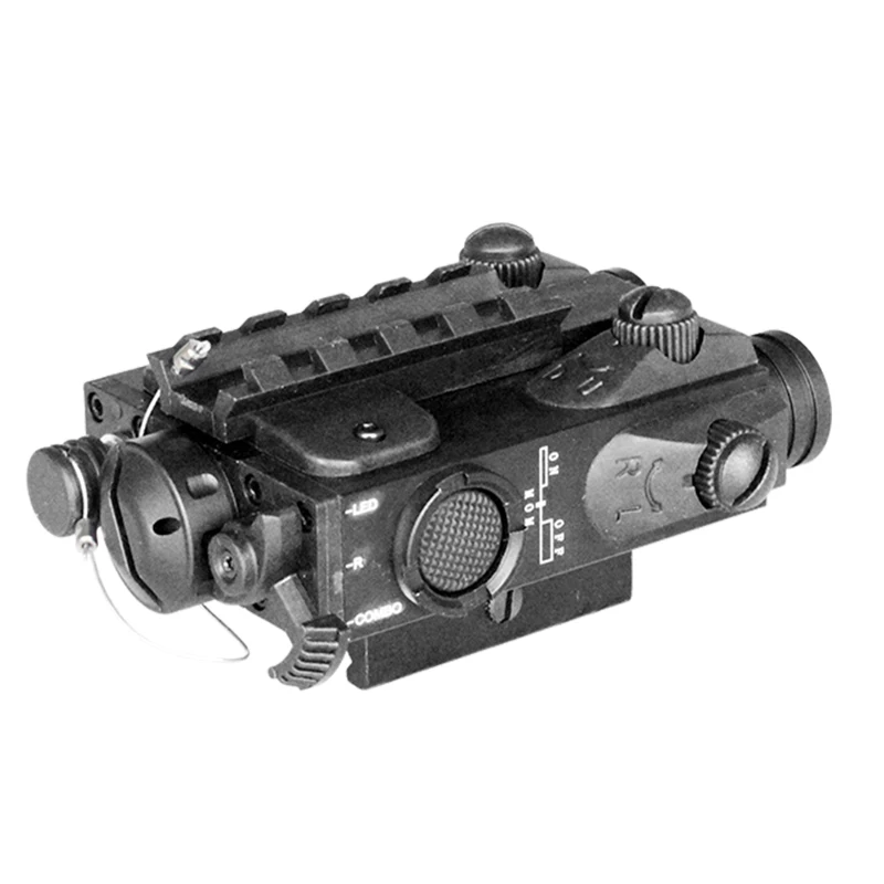 Millitary Стандартный Регулируемый двойной луч зеленый лазерный и тактический