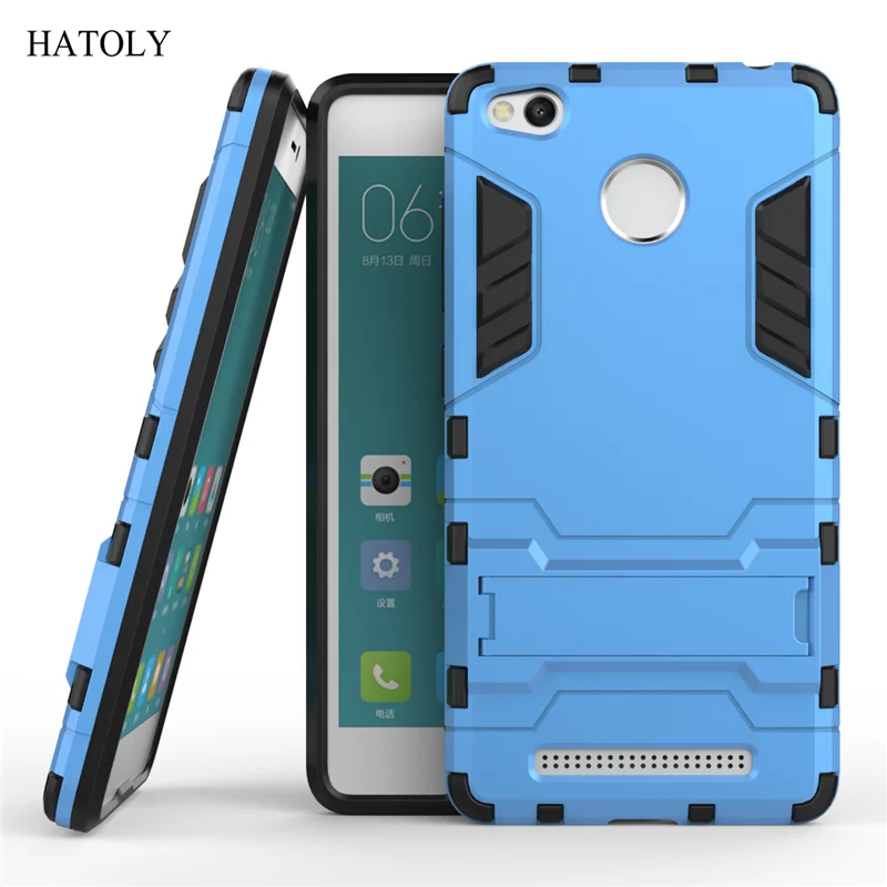 For Cover Xiaomi Redmi 3 Pro Case Robot Armor Shell Hard Phone for Protective 3s | Мобильные телефоны и аксессуары